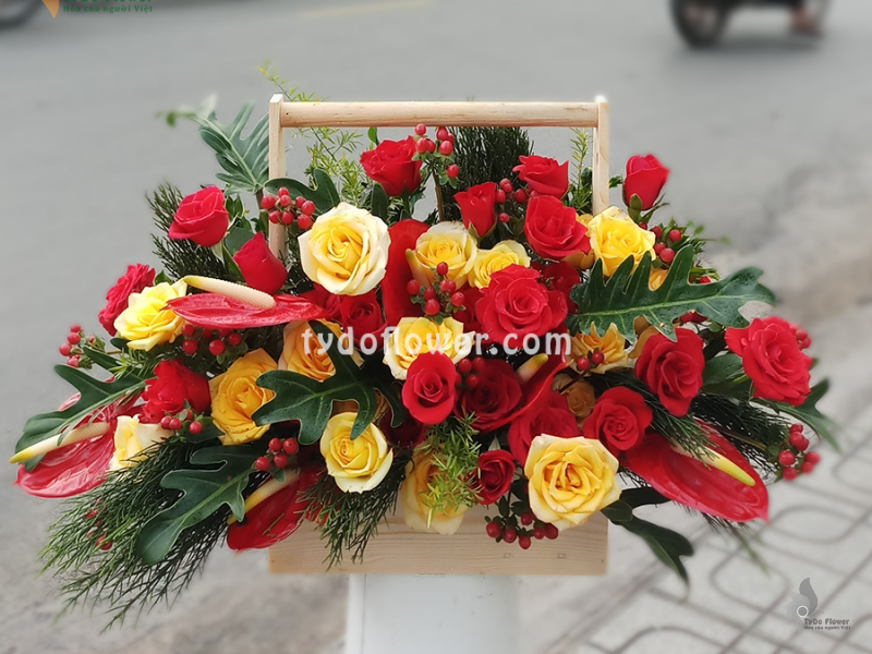 GIỎ HOA TƯƠI G91