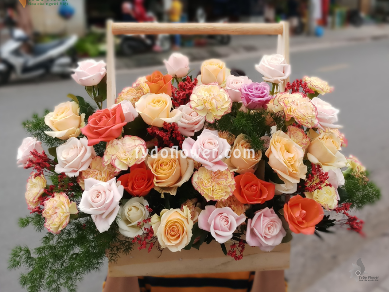 GIỎ HOA TƯƠI G95