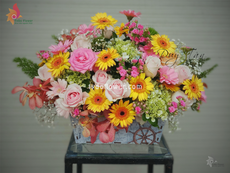 GIỎ HOA TƯƠI G110