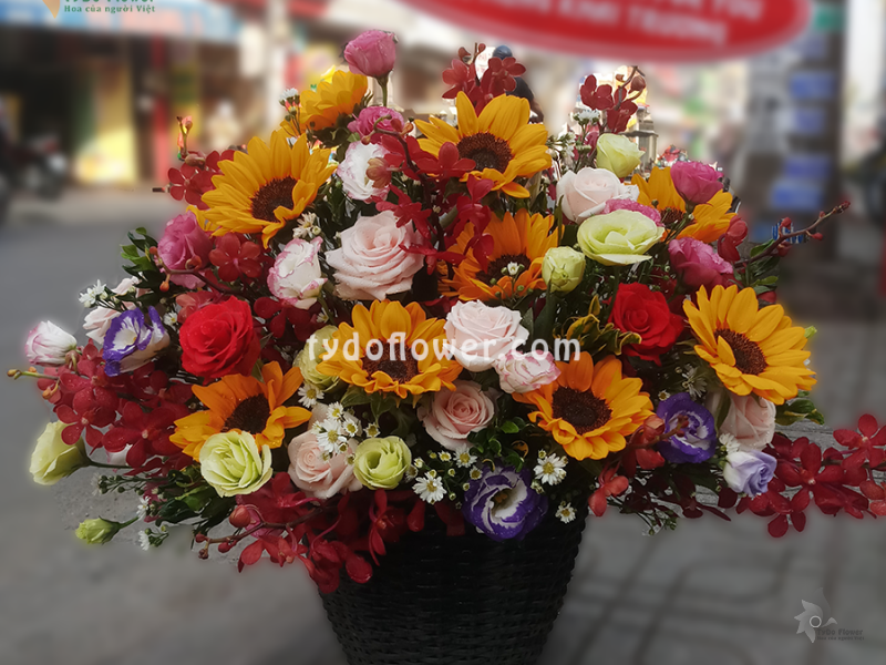 GIỎ HOA TƯƠI G128