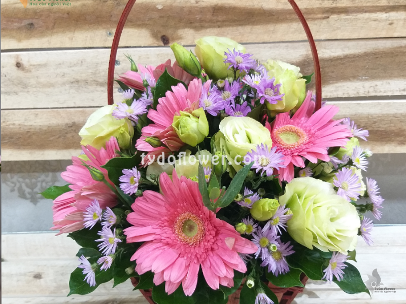GIỎ HOA TƯƠI G129