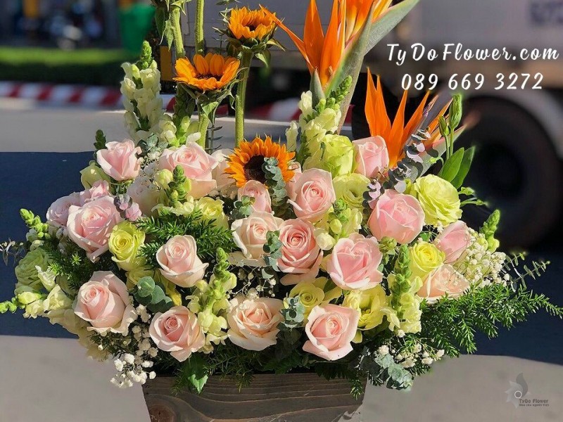 GIỎ HOA CHÚC MỪNG G809