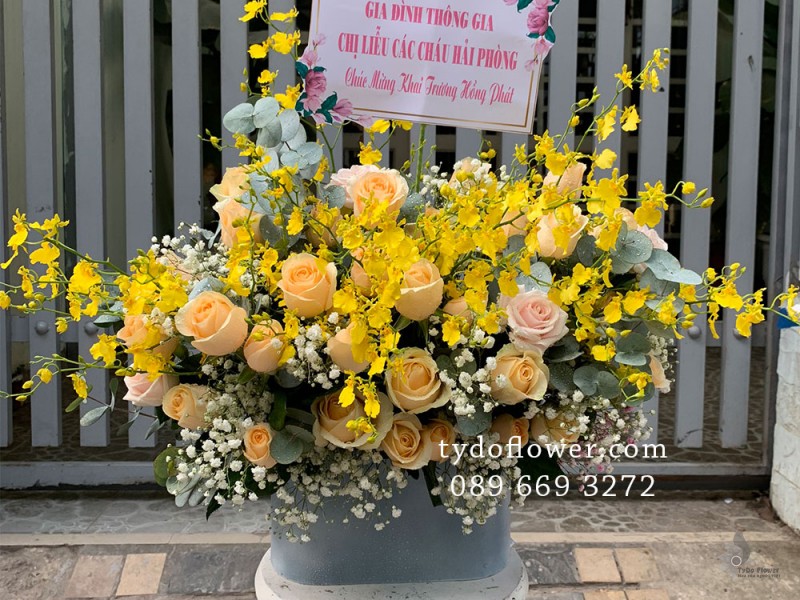 GIỎ HOA CHÚC MỪNG G2007