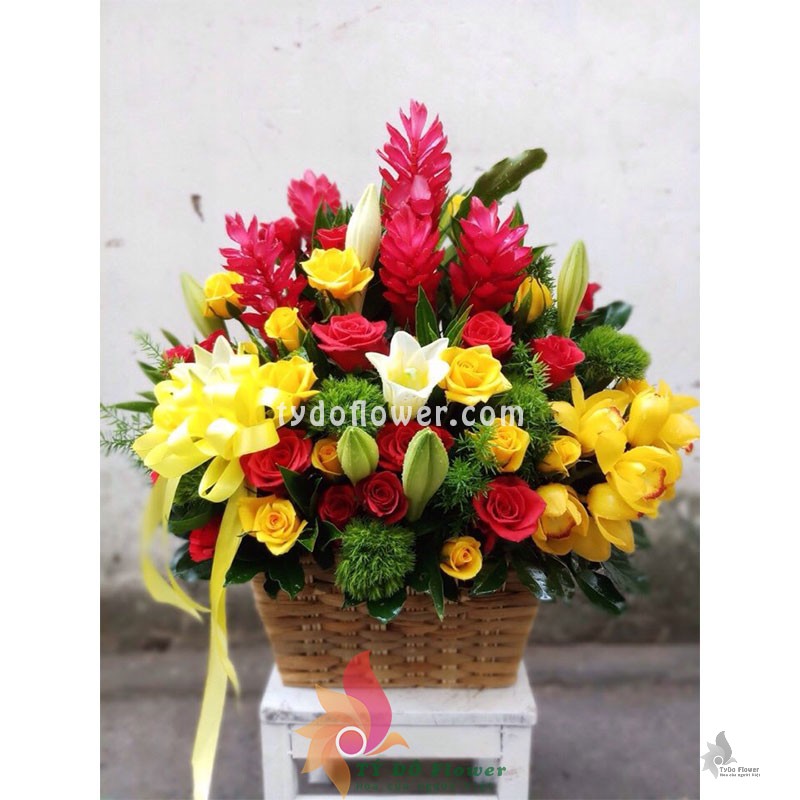 GIỎ HOA TƯƠI G28
