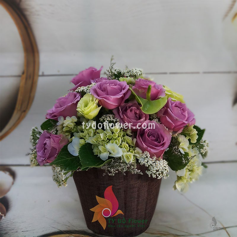 GIỎ HOA TƯƠI G43