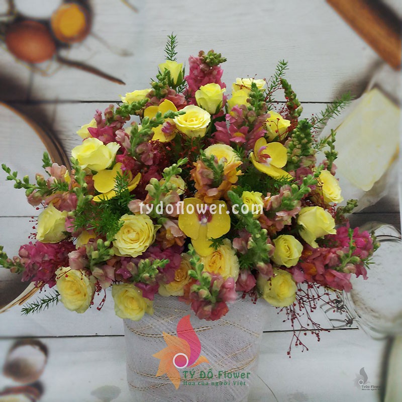 GIỎ HOA TƯƠI G47