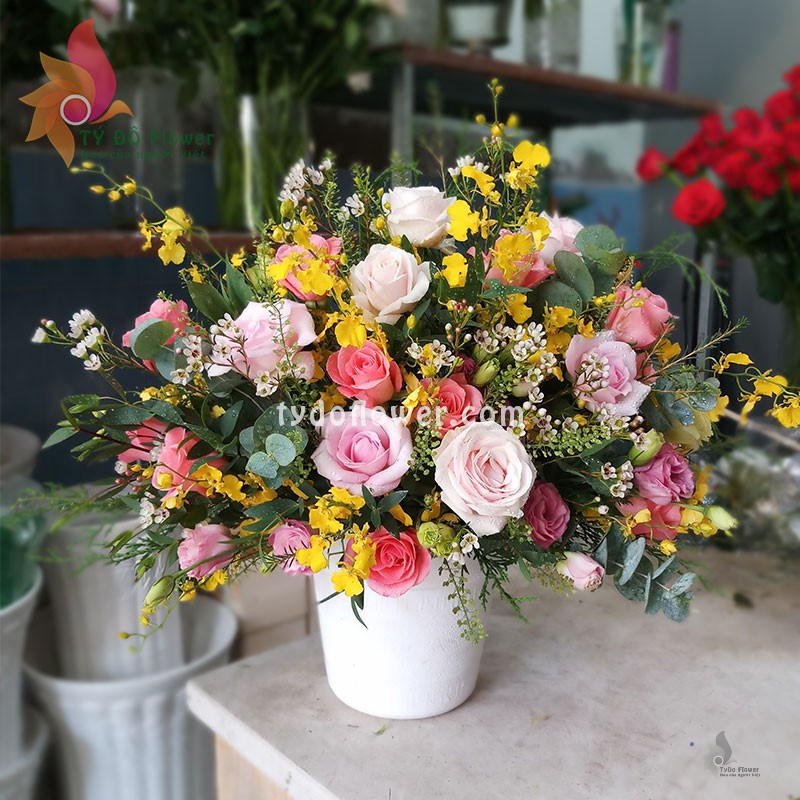 GIỎ HOA TƯƠI G55