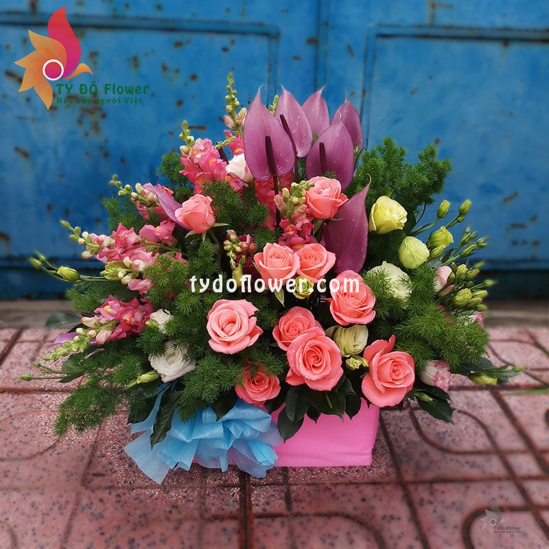 GIỎ HOA TƯƠI G62