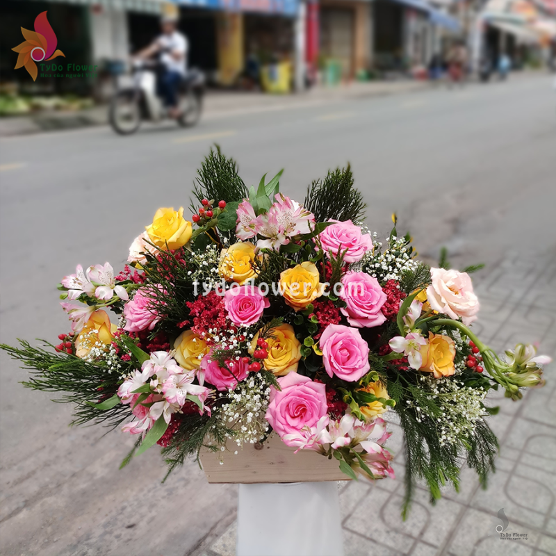 GIỎ HOA TƯƠI G90