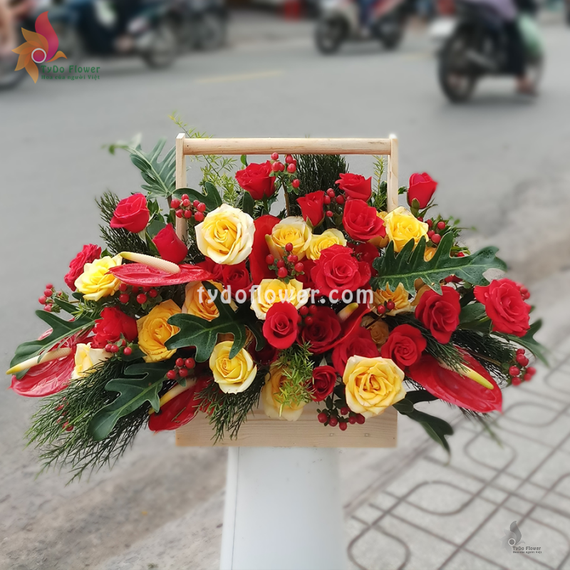 GIỎ HOA TƯƠI G91