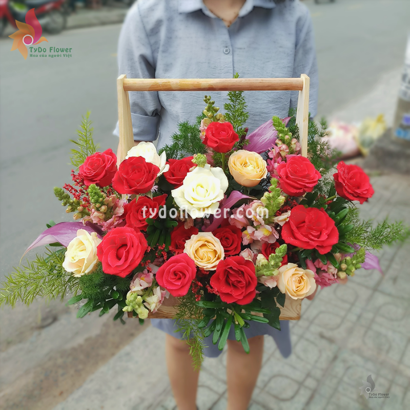 GIỎ HOA TƯƠI G94