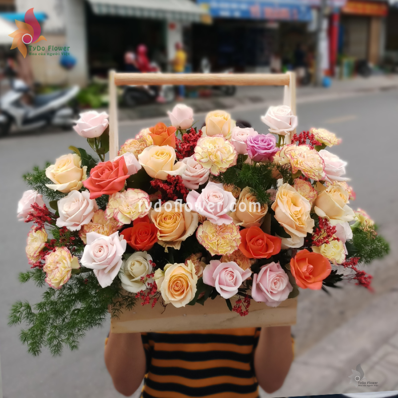 GIỎ HOA TƯƠI G95