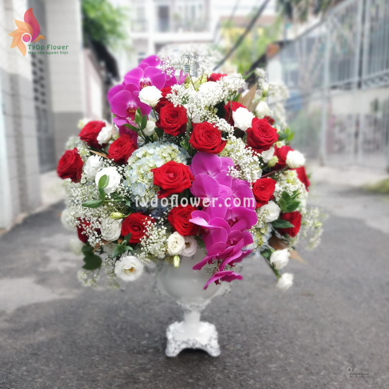 BÌNH HOA TƯƠI BI115