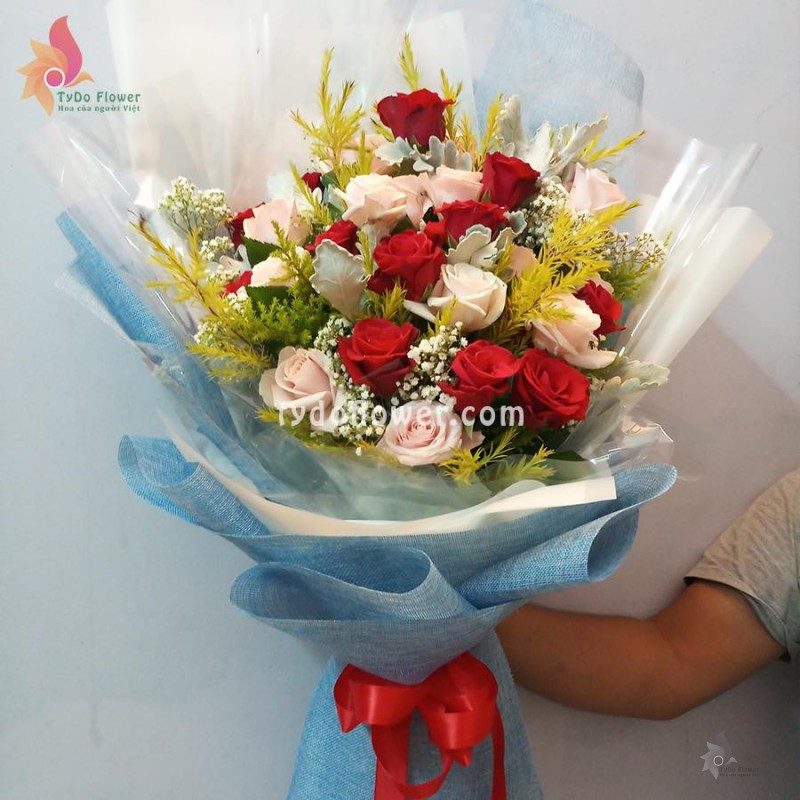 BÓ HOA TƯƠI BO117