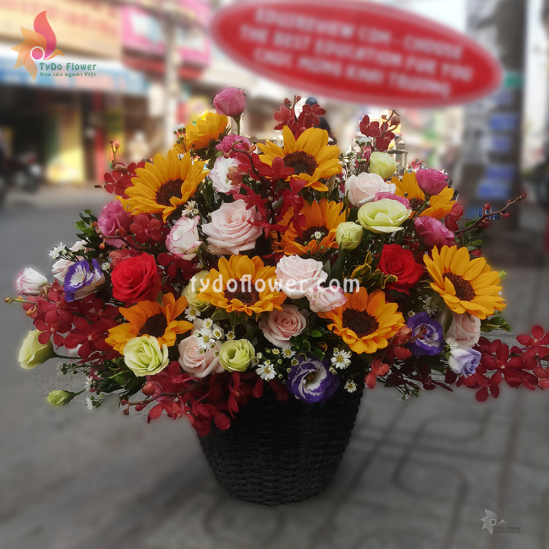 GIỎ HOA TƯƠI G128