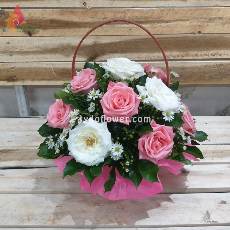 GIỎ HOA TƯƠI G129