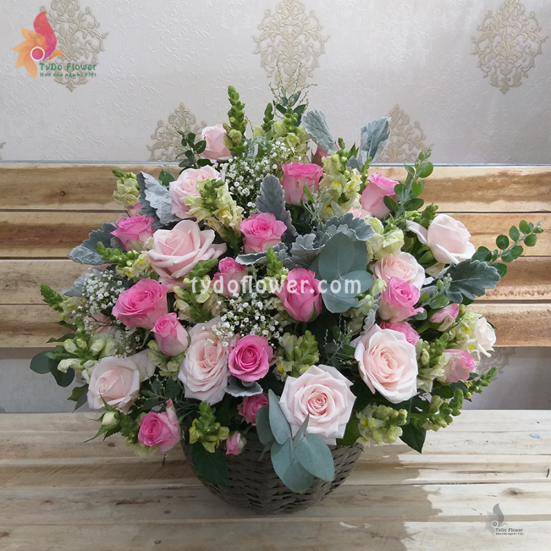 GIỎ HOA TƯƠI G132