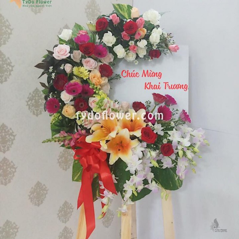 KỆ CHÚC MỪNG KHAI TRƯƠNG KCM155