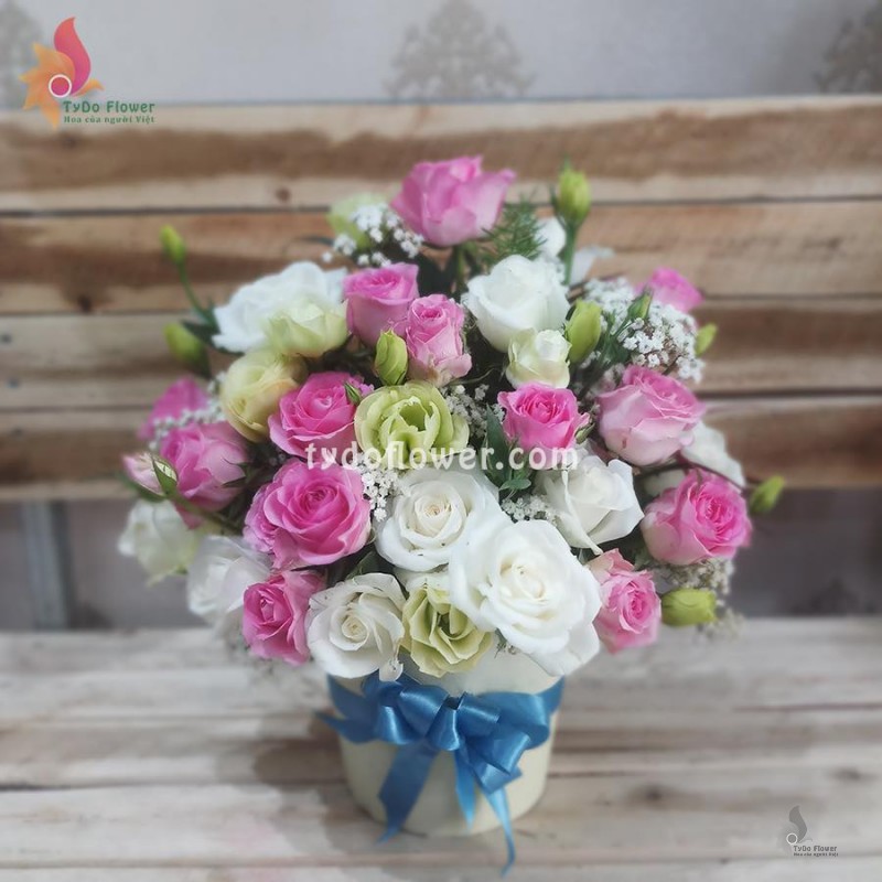 GIỎ HOA TƯƠI G162