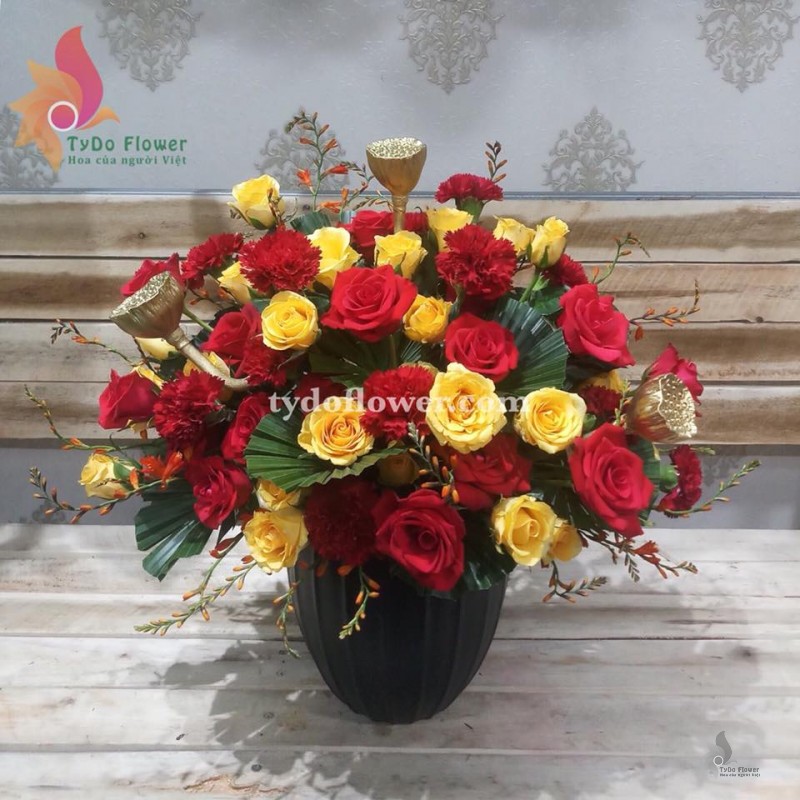 BÌNH HOA CHÚC MỪNG KHAI TRƯƠNG BI169