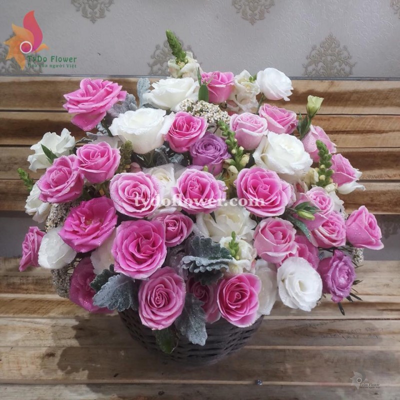 LẴNG HOA TƯƠI L177