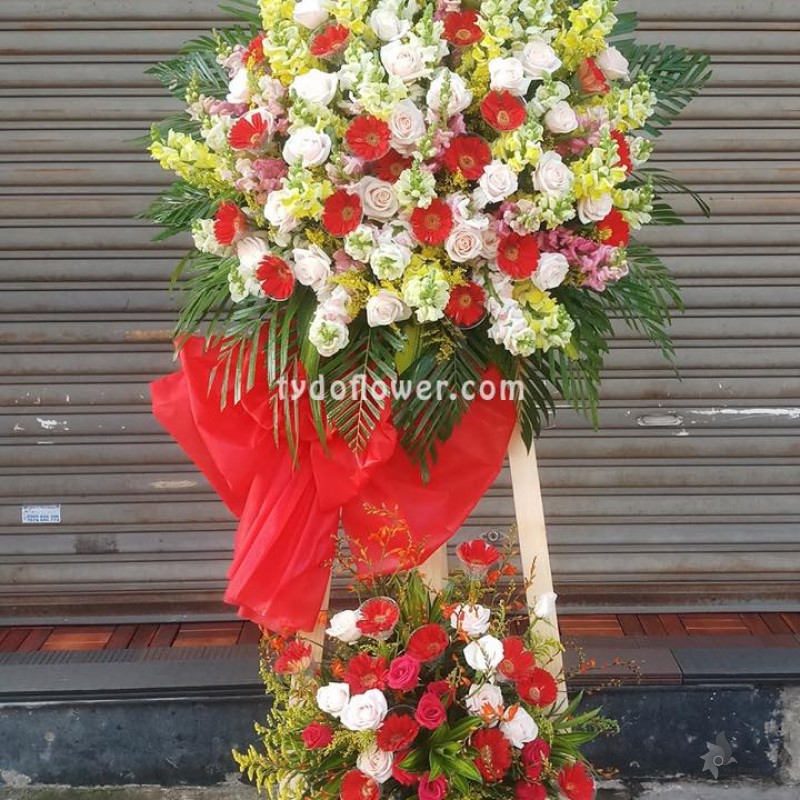 KỆ HOA CHÚC MỪNG KHAI TRƯƠNG KCM191