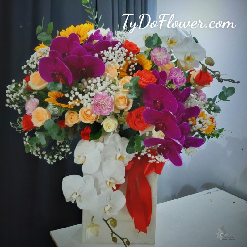 LẴNG HOA CHÚC MỪNG L604