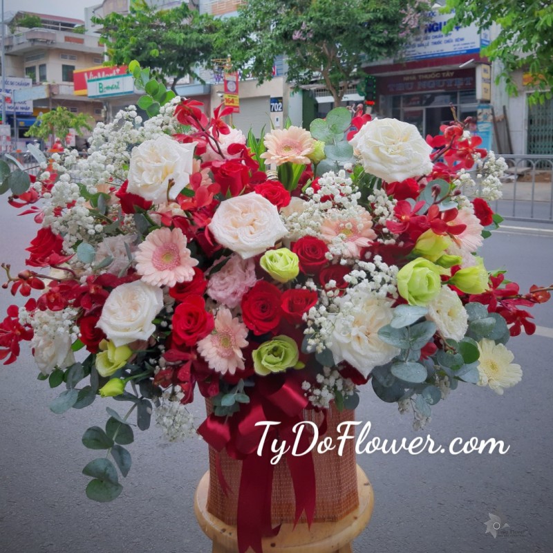 GIỎ HOA CHÚC MỪNG G609