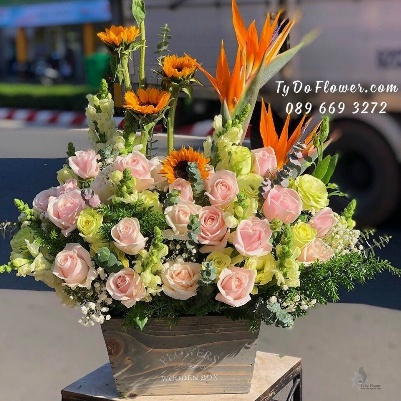 GIỎ HOA CHÚC MỪNG G809