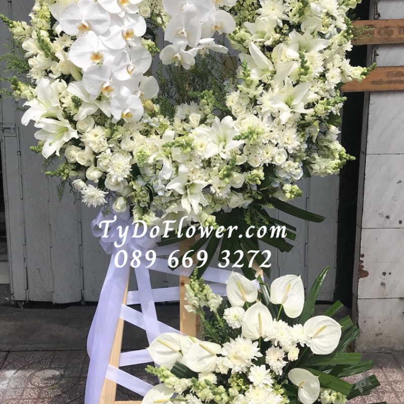 KỆ HOA CHIA BUỒN KCB1042