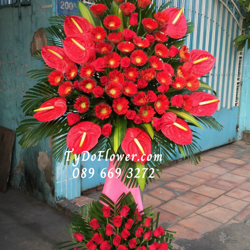 KỆ HOA CHÚC MỪNG KCM1010