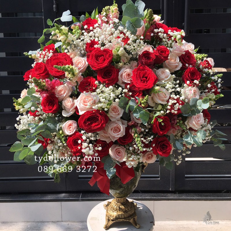 BÌNH HOA CHÚC MỪNG B2002